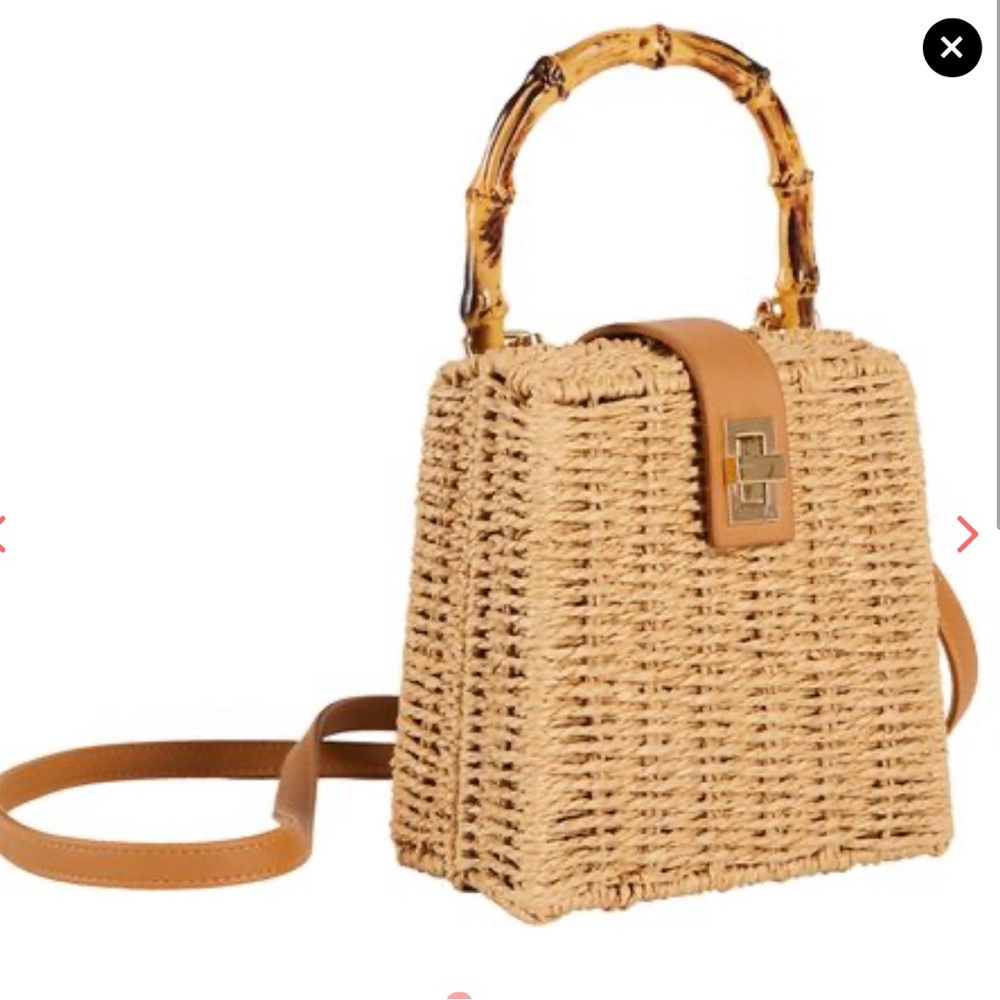 Brand New Sold Out Summer & Rose Straw Crossbody